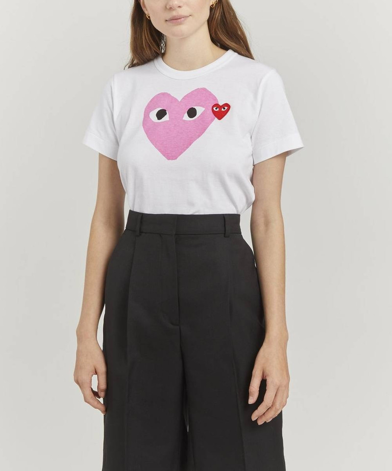 Comme des Garçons PLAY Two Heart T-Shirt outlook