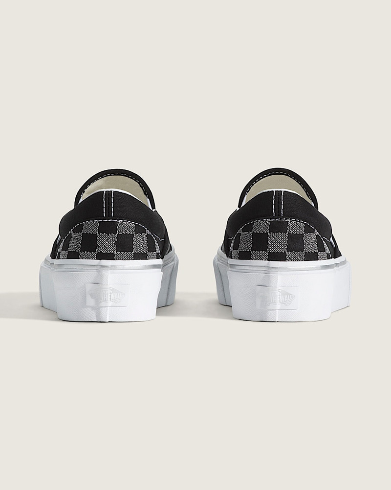 Classic Slip-On Platform Checkerboard Shoe 4