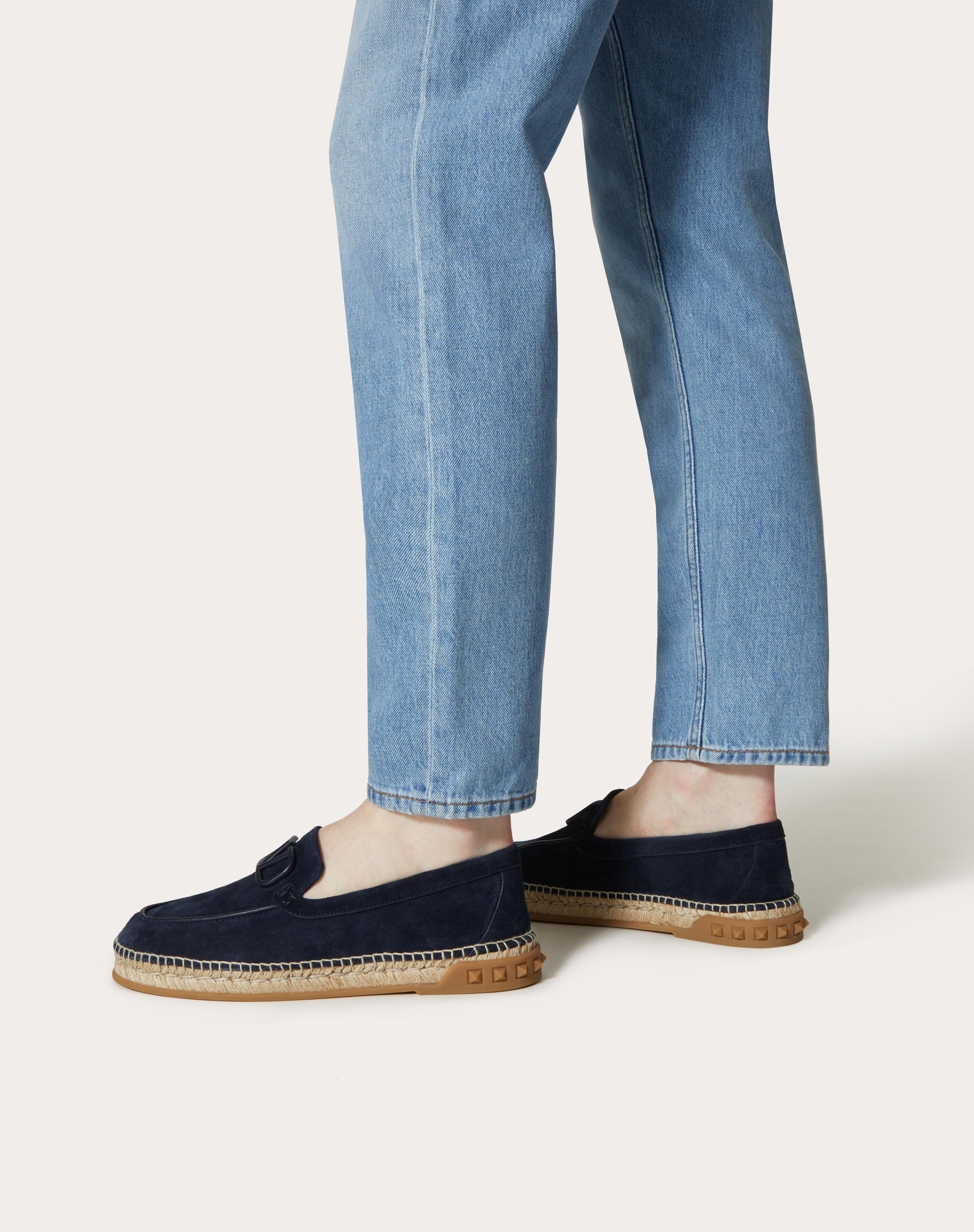 LEISURE FLOWS ESPADRILLES IN SPLIT LEATHER - 6