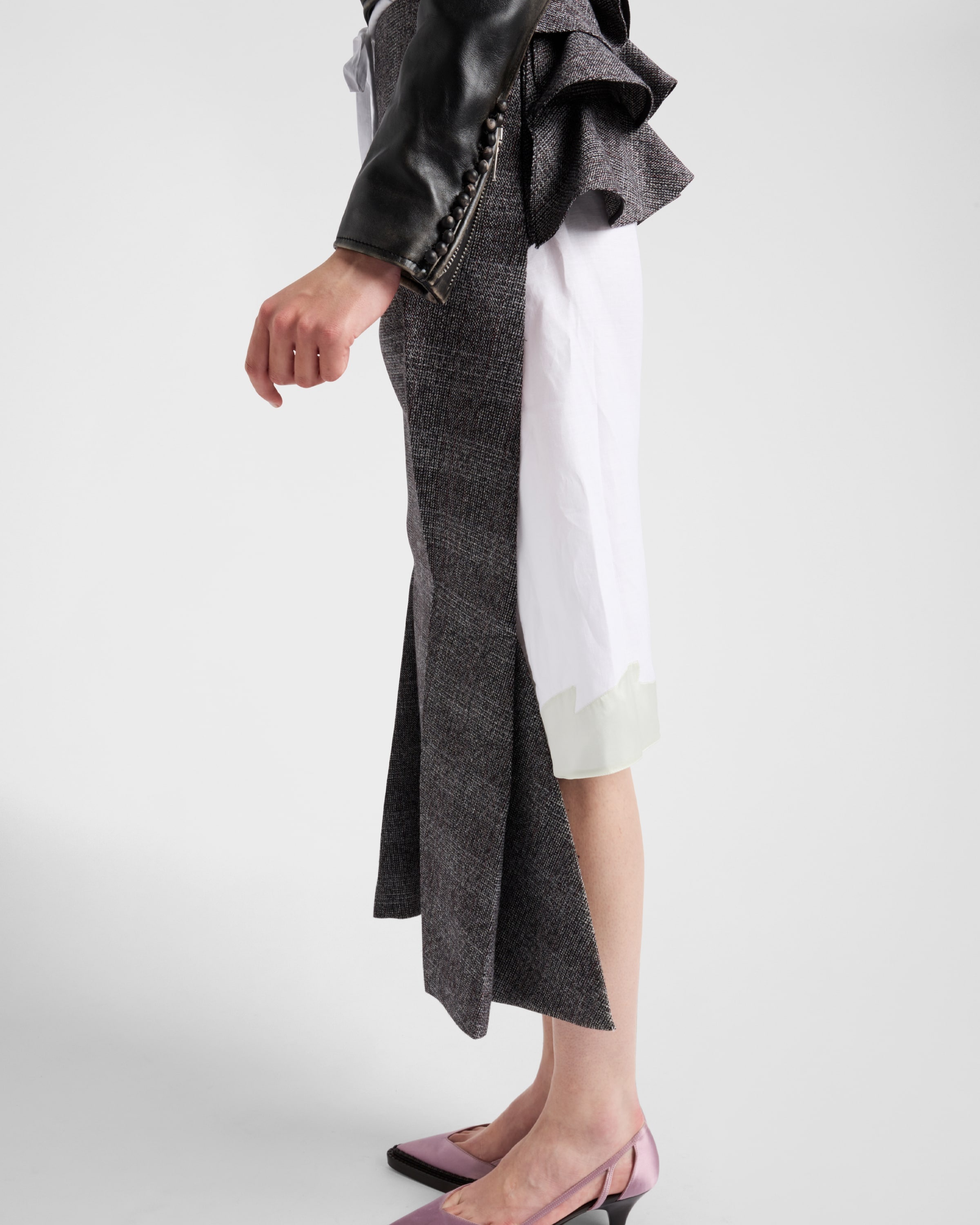 Deconstructed grisaille skirt - 3