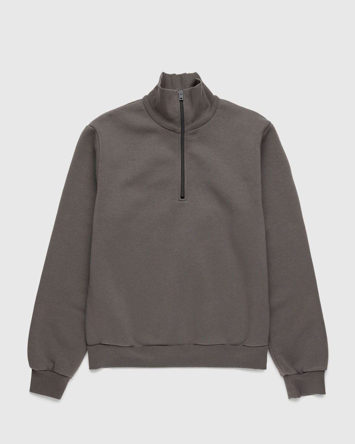 Acne Studios – Zippered Sweater Mud Grey - 1