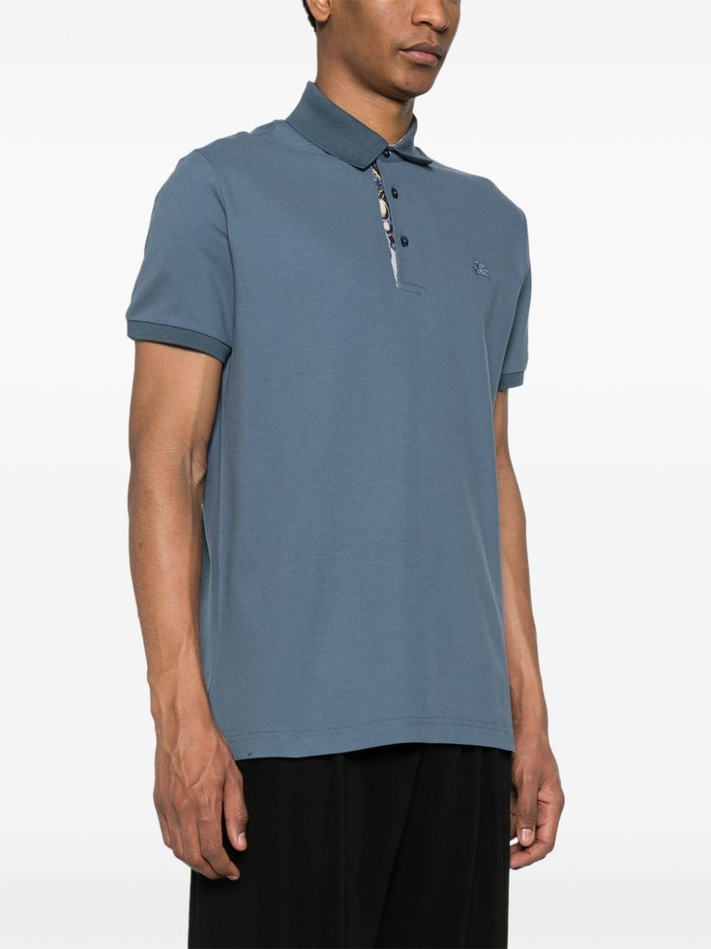 Pegaso-motif piquÃ© polo shirt - 3