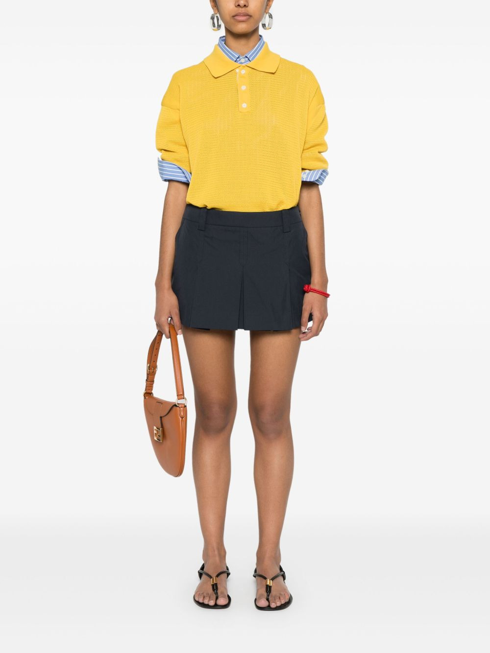 pleated mini skirt - 2