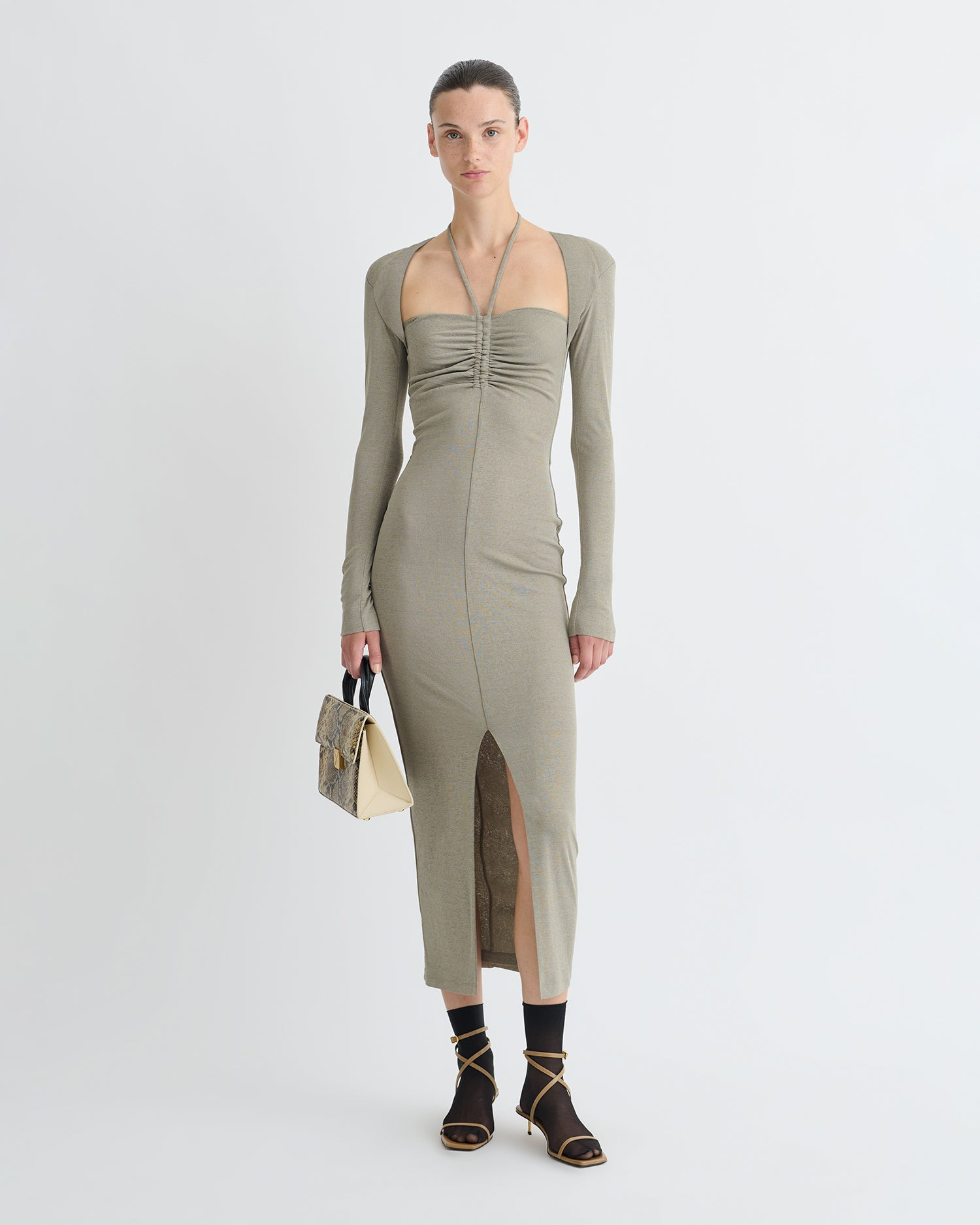 Mesh Jersey Dress - 2