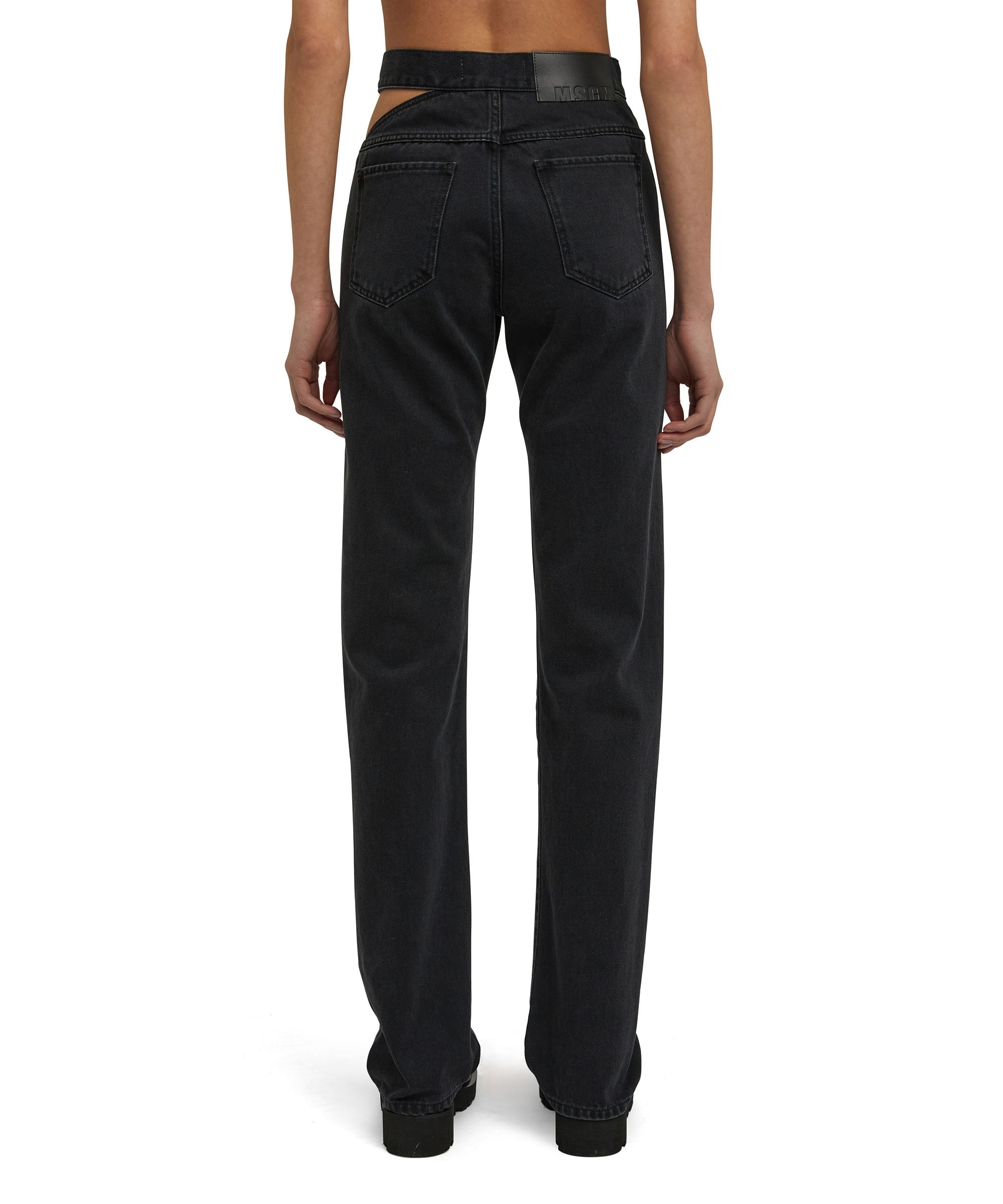 Jeans with "Black Denim with Stitches" workmanship - 4