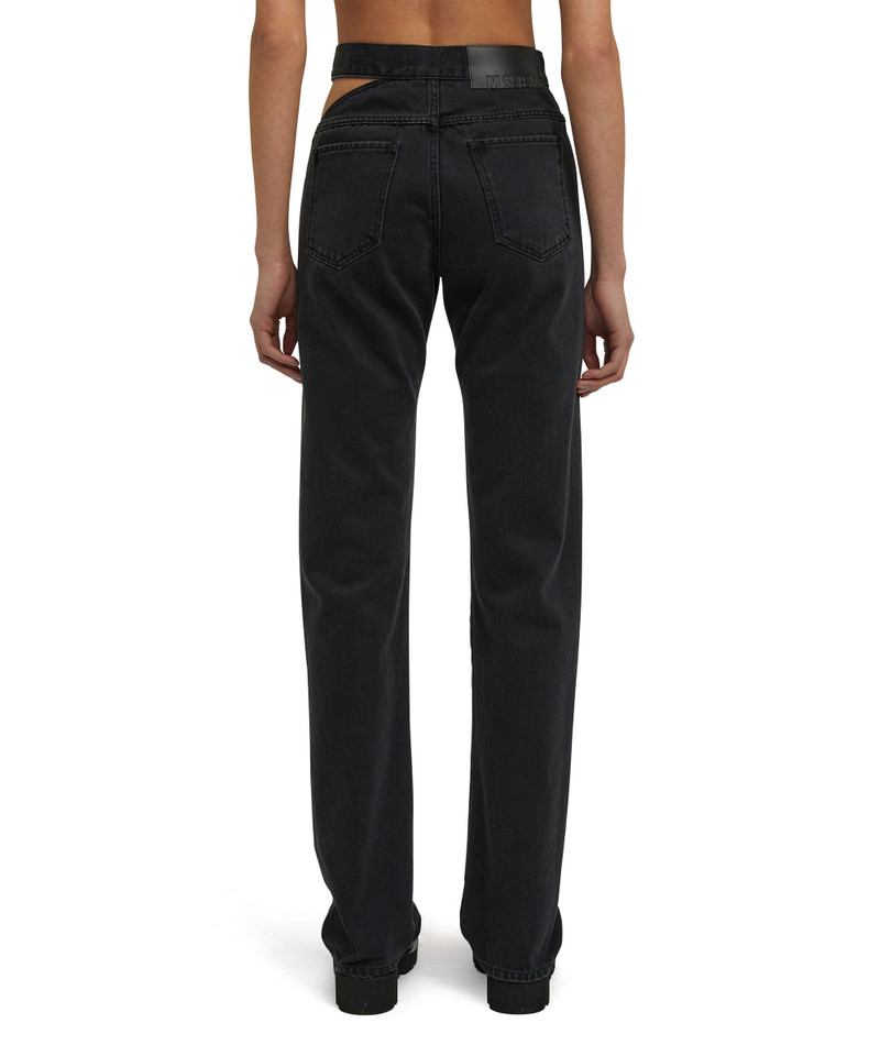 Jeans with "Black Denim with Stitches" workmanship 4