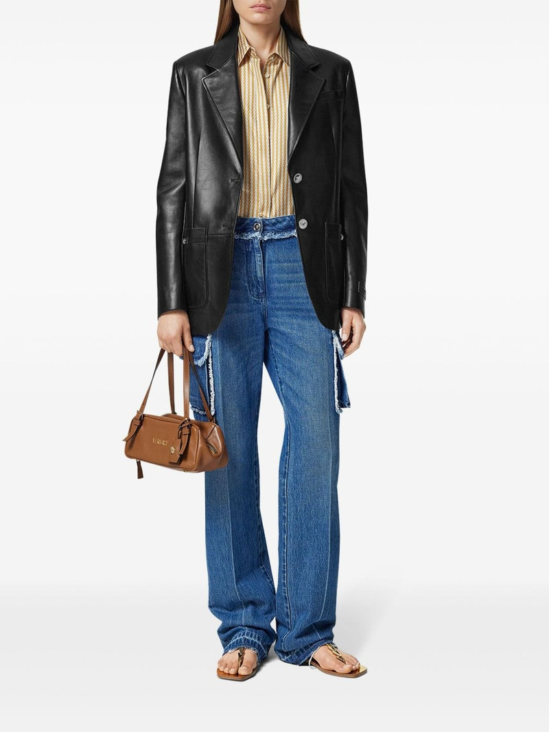 VERSACE single-breasted blazer outlook