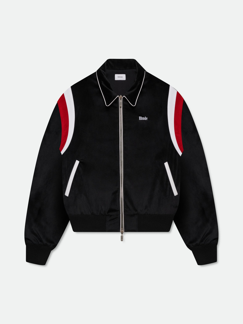 MANCINO VELOUR TRACK JACKET 1