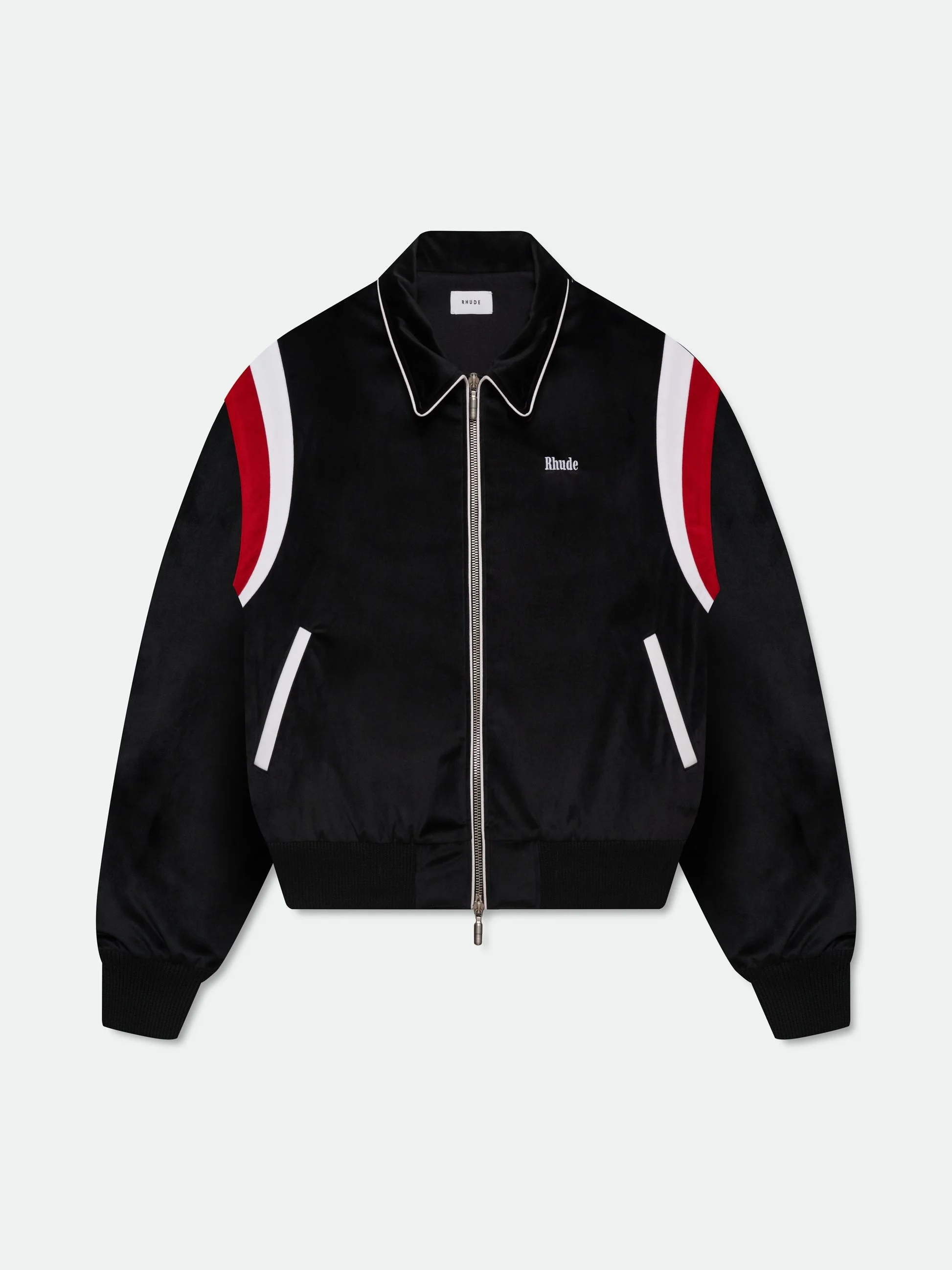 MANCINO VELOUR TRACK JACKET - 1
