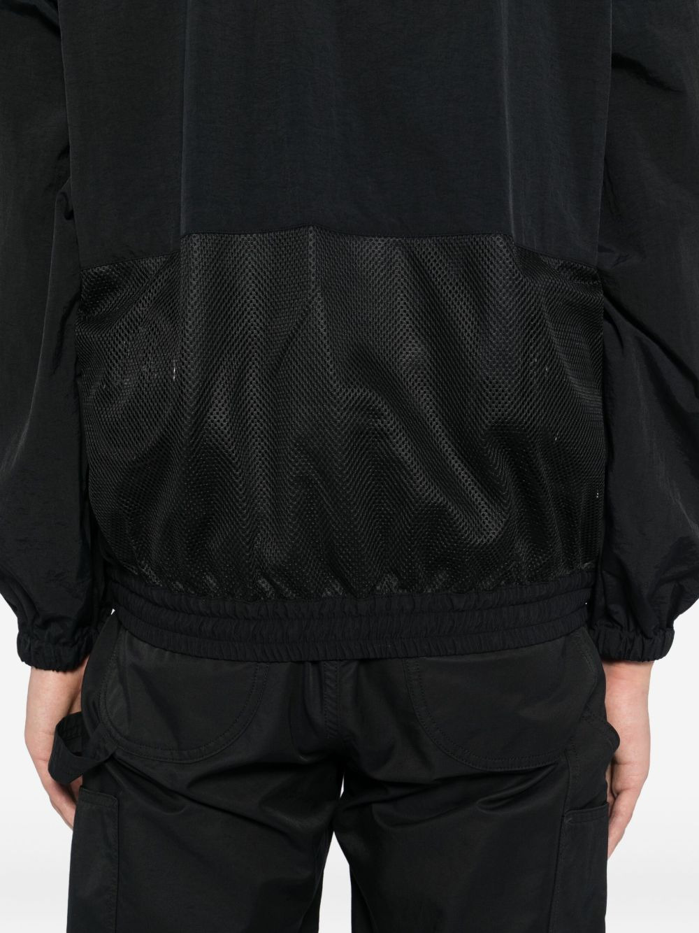 slogan-print jacket - 5