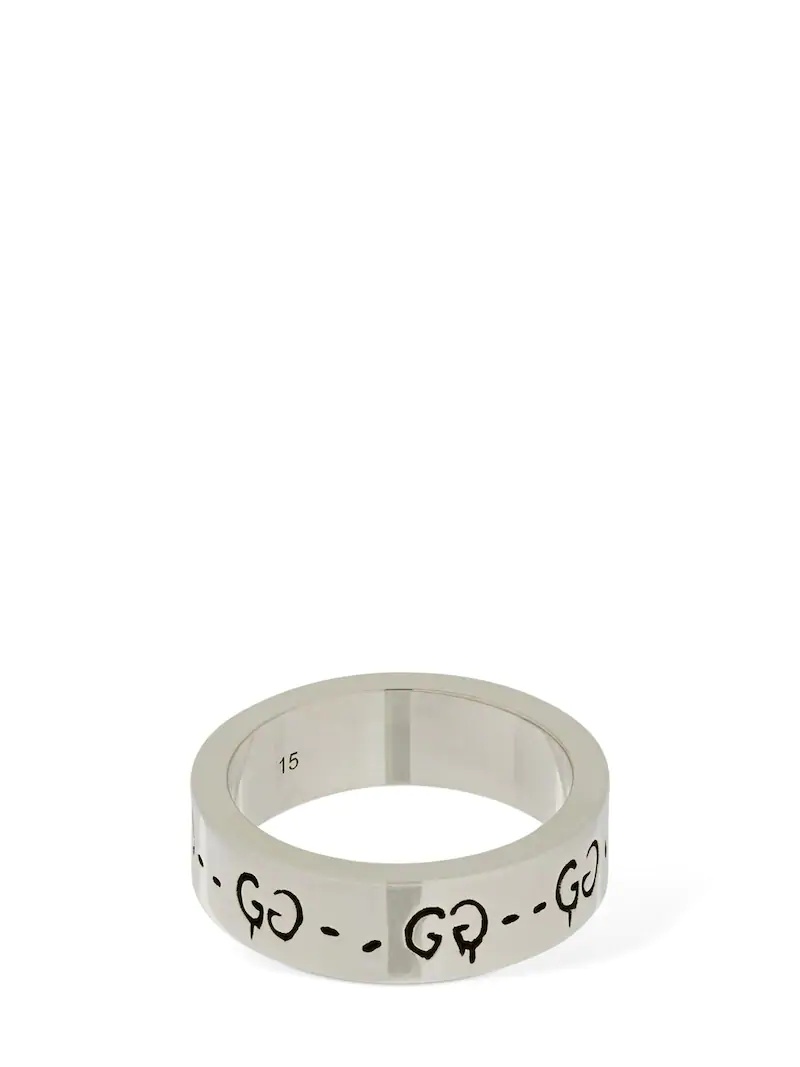 GUCCI GHOST BAND RING - 3