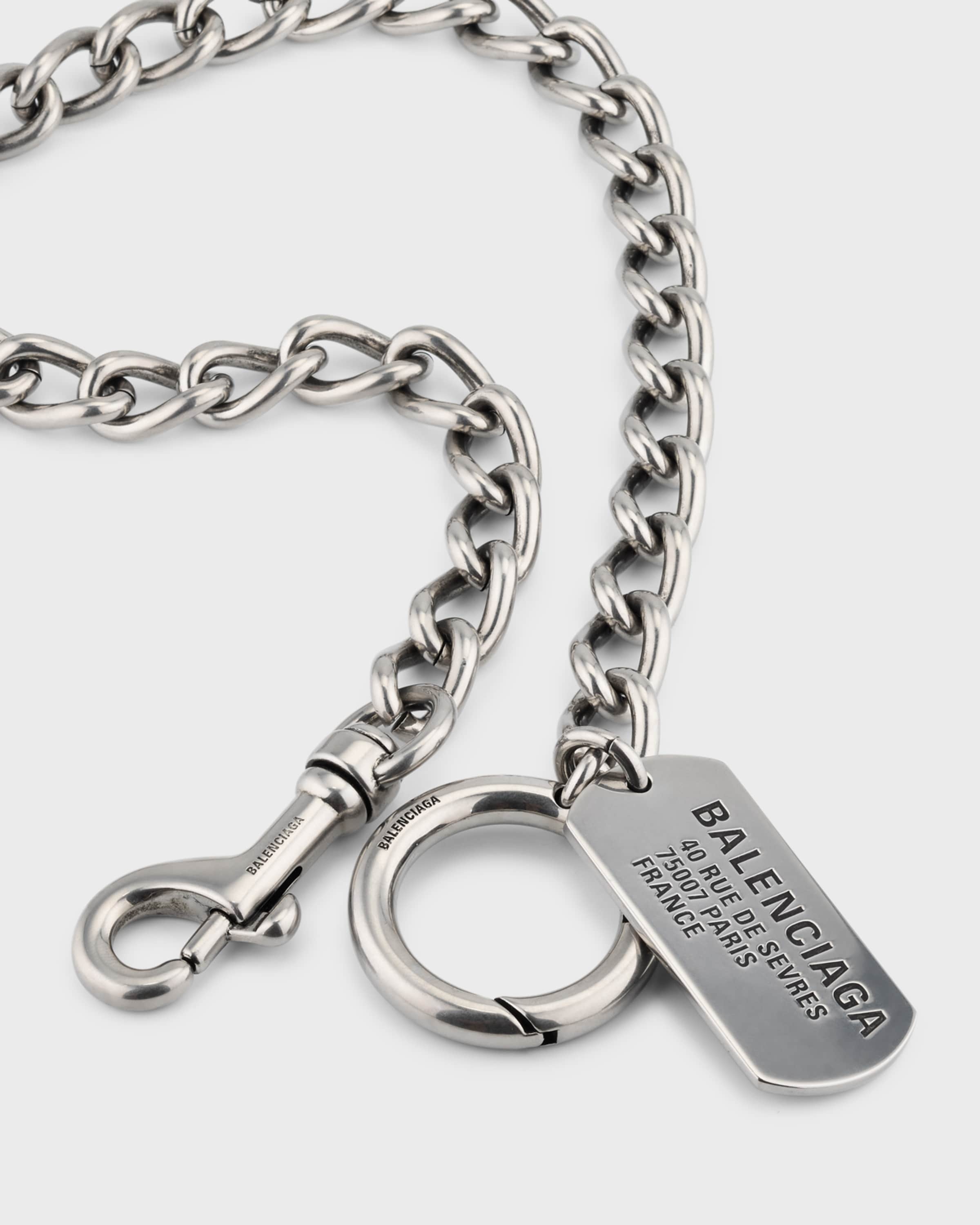 Tags Trouser Chain Necklace - 4