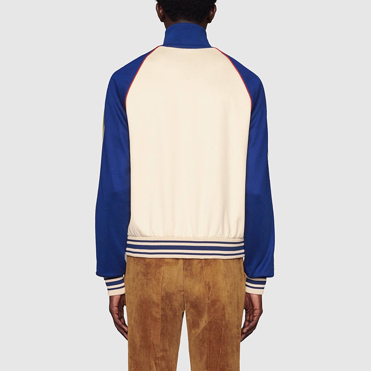 Gucci SS21 GG Patch Plain Knitted Zip Jacket For Men Multi-color 645207-XJC5O-9068 - 5
