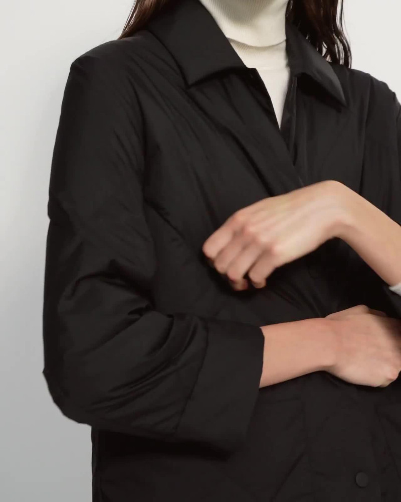 Quilted Jacket in Water-Resistant Nylon 6