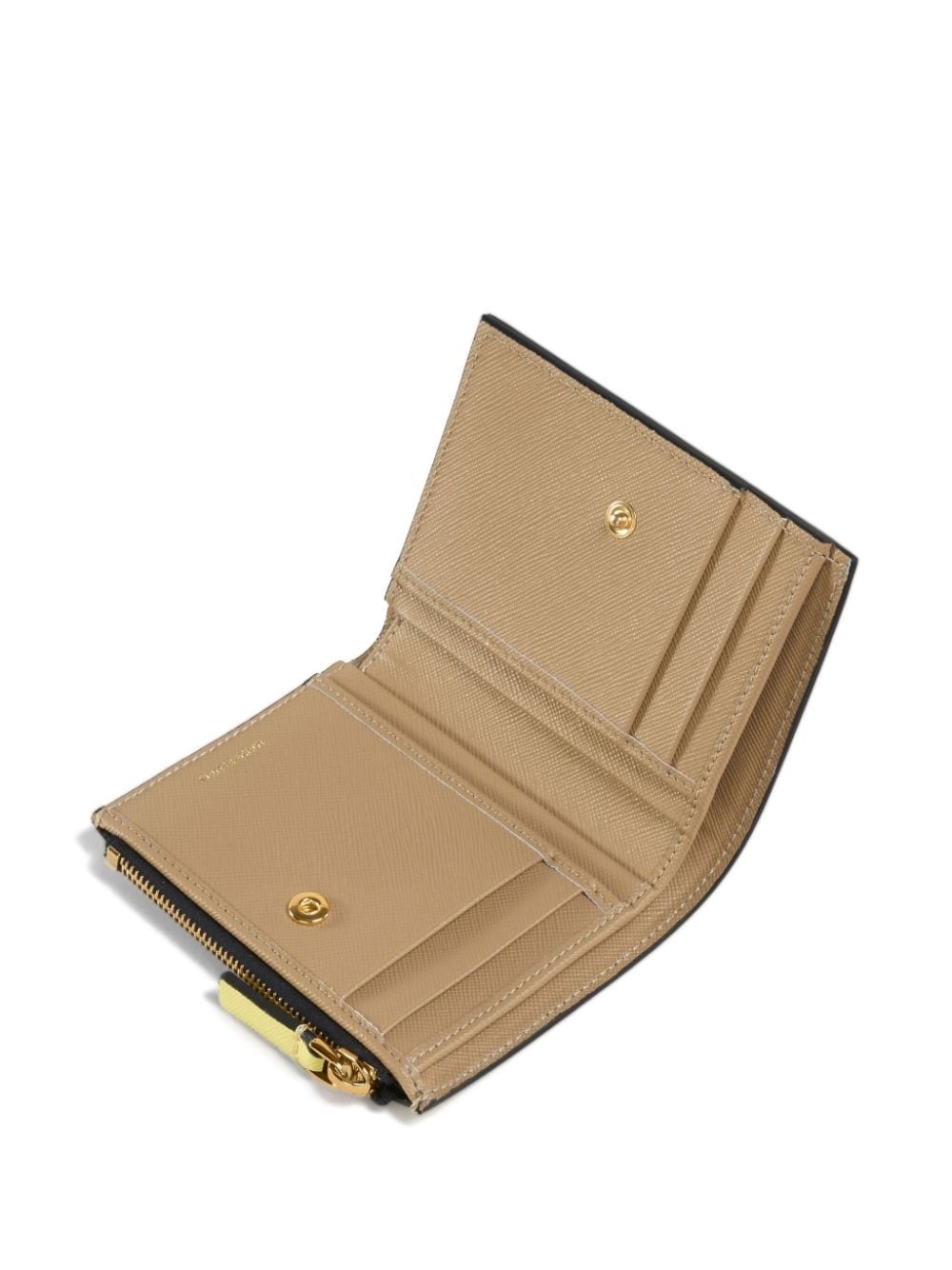 colour-block bi-fold leather wallet - 4