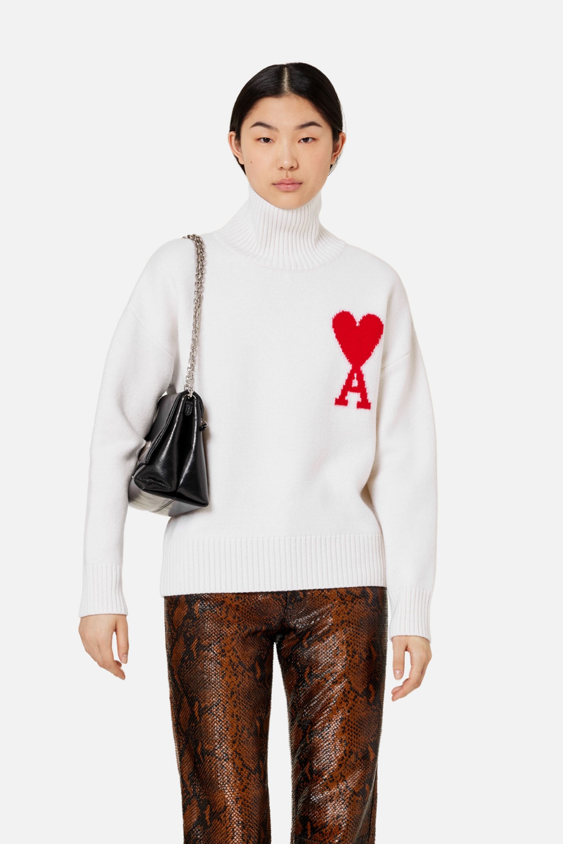 Ami De Coeur Funnel Neck Sweater - 2