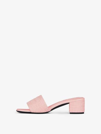 Givenchy 4G MULES IN EMBROIDERED CANVAS outlook