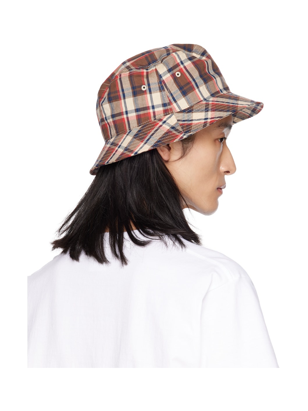 Red Check Bucket Hat - 3