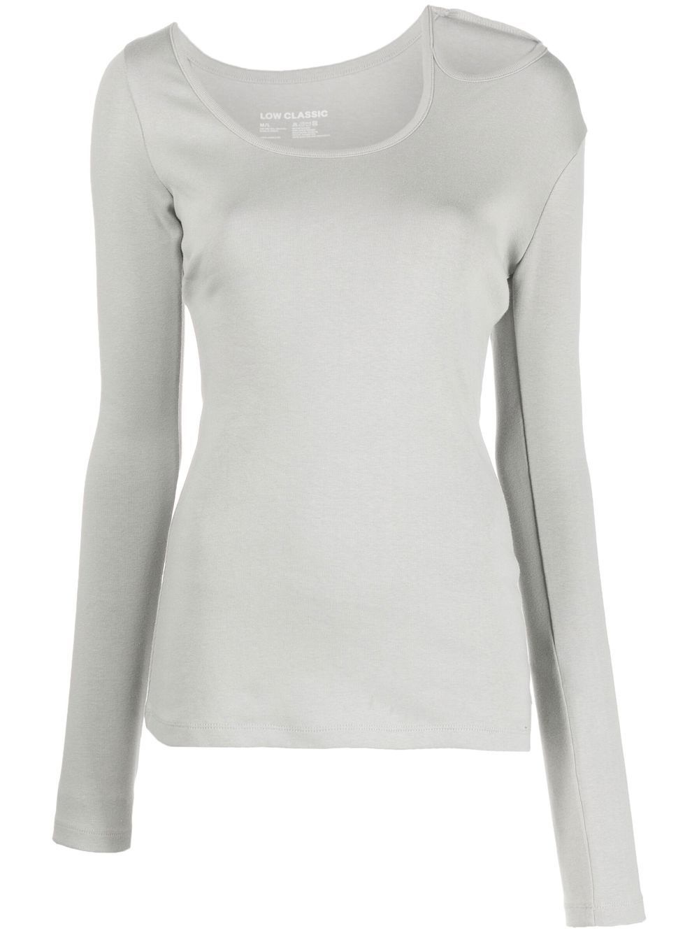 cut-out detail T-shirt - 1