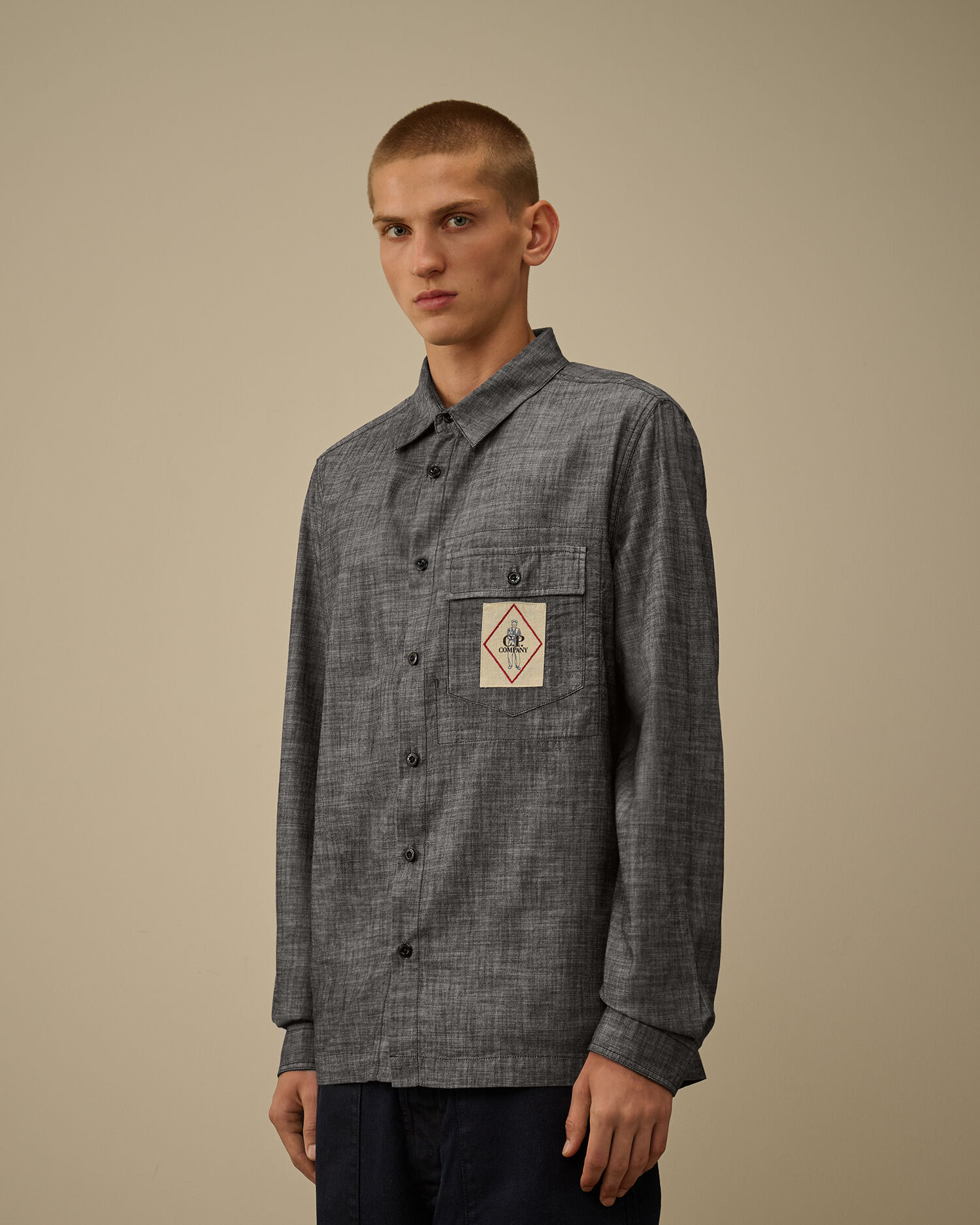 Chambray Longsleeve Button Shirt - 3