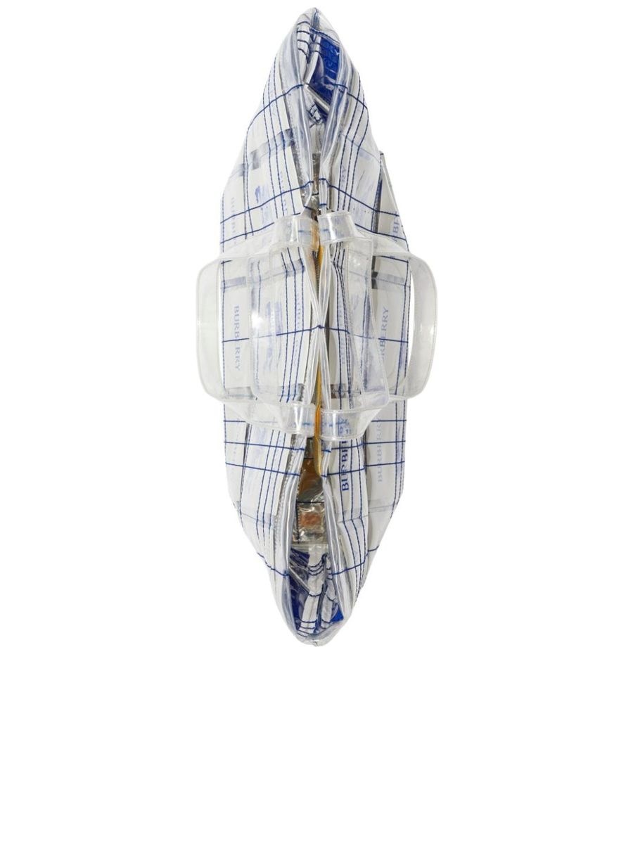 Transparent Design Shopper Bag with Logo Tag - 2