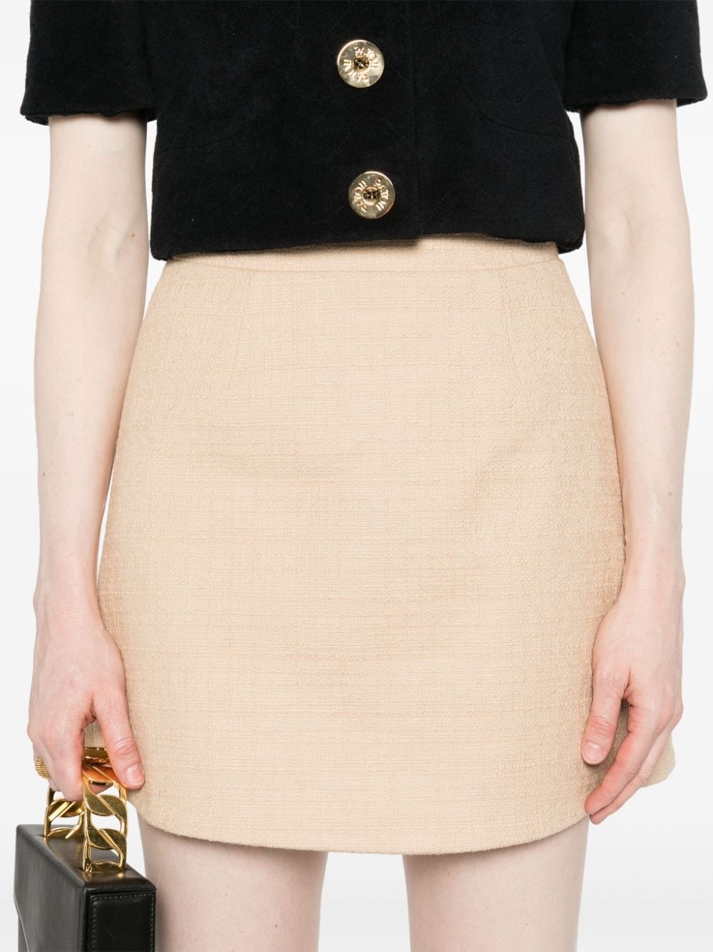 bouclÃ© mini skirt - 5