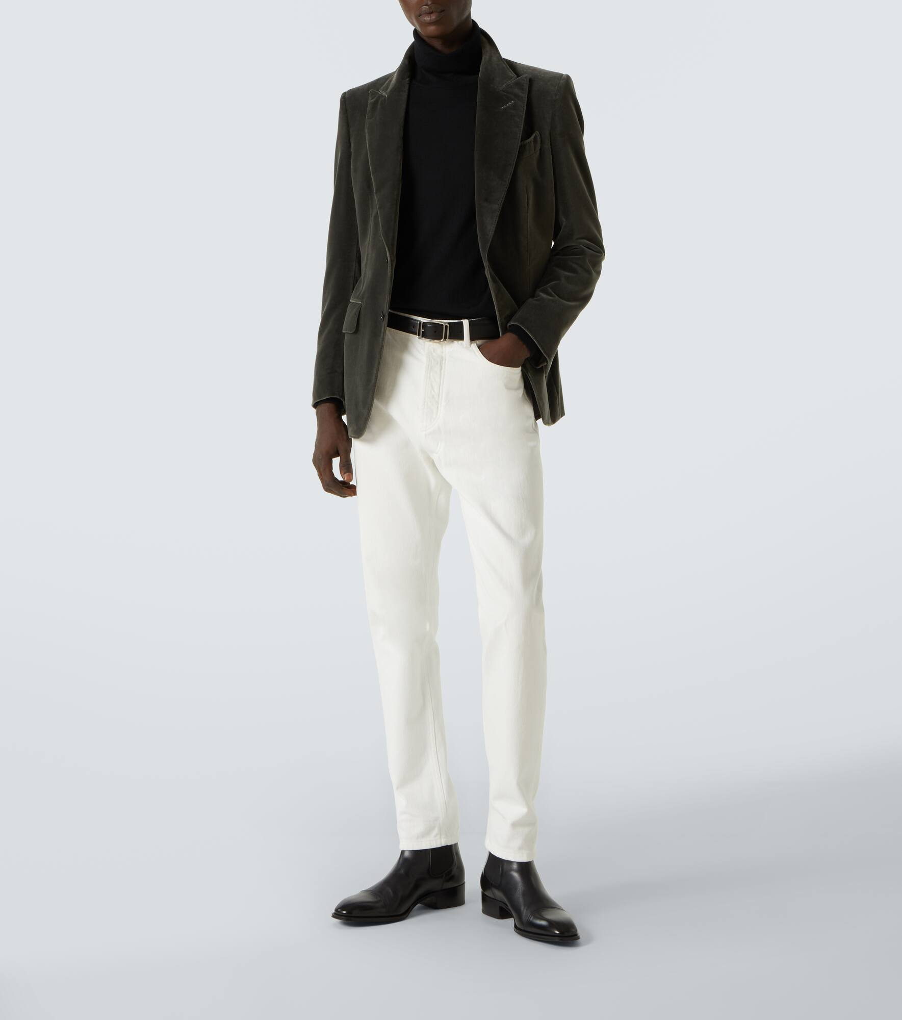 Cashmere and silk turtleneck sweater - 2