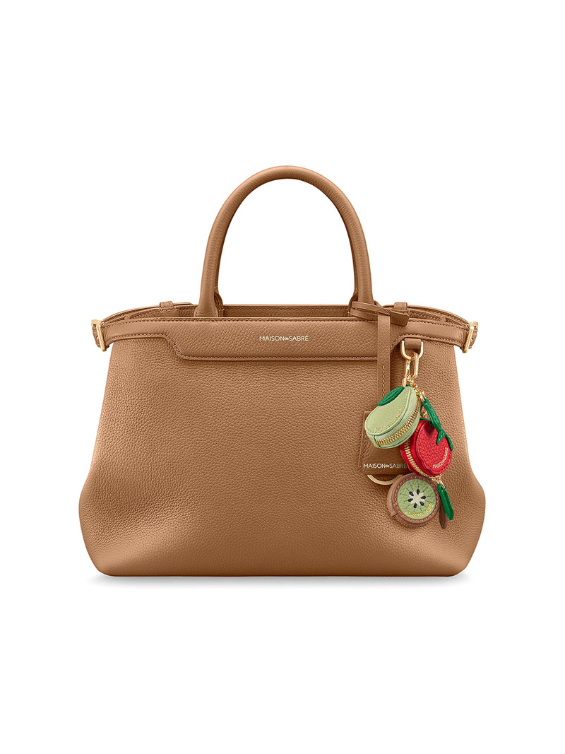 Women's The Medium Palais Top Handle Bag - Sandstone Brown 7