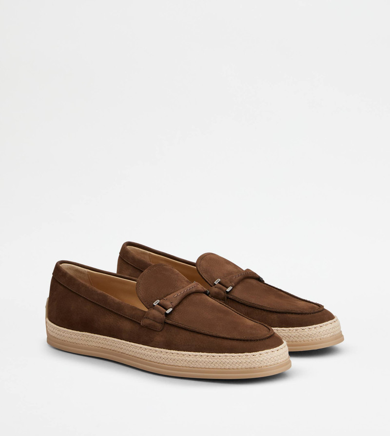 LOAFERS IN NUBUCK - BROWN 2