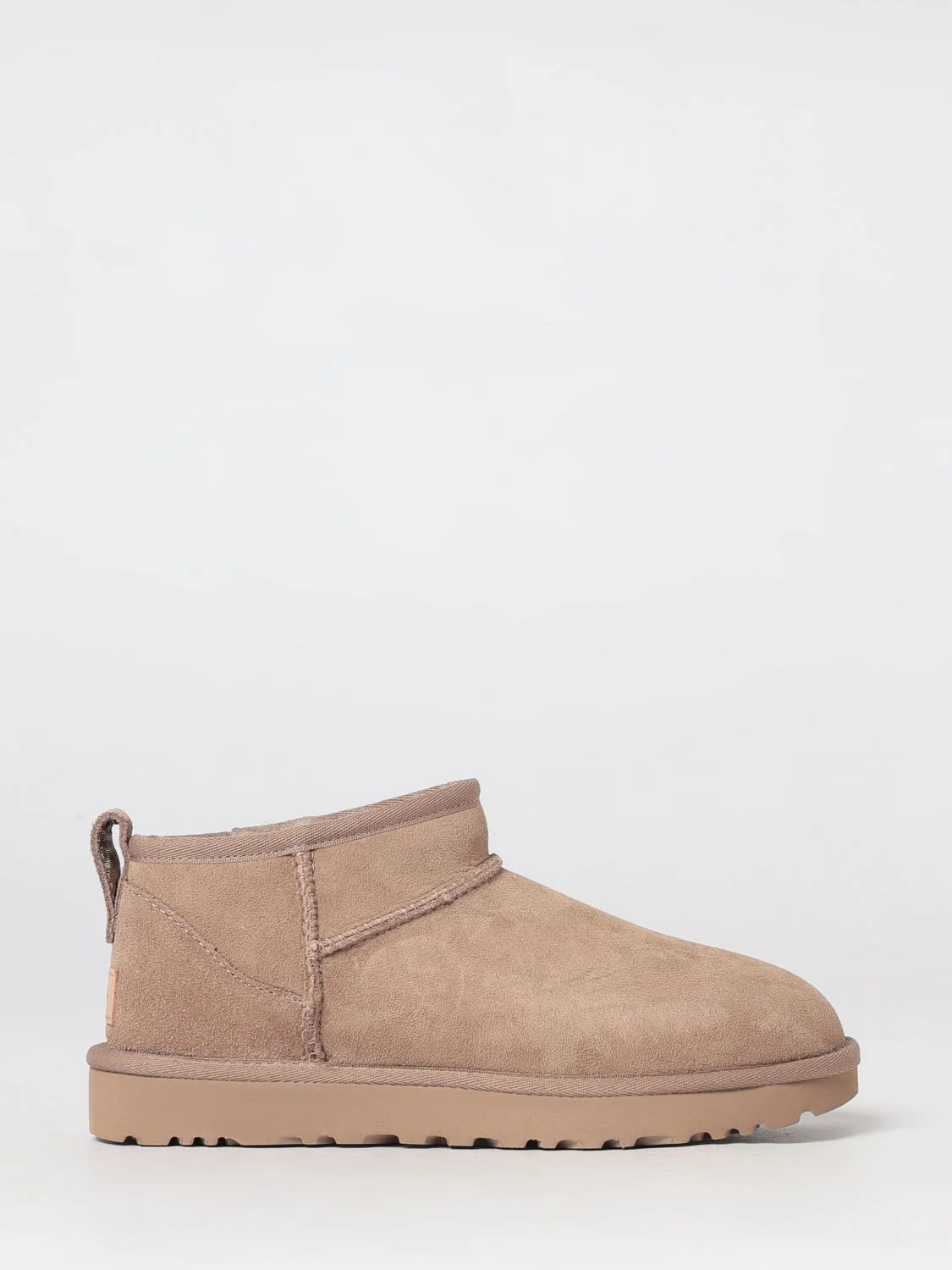 UGG Classic Ultra Mini Waterproof Suede Platform Ankle Boots - 1