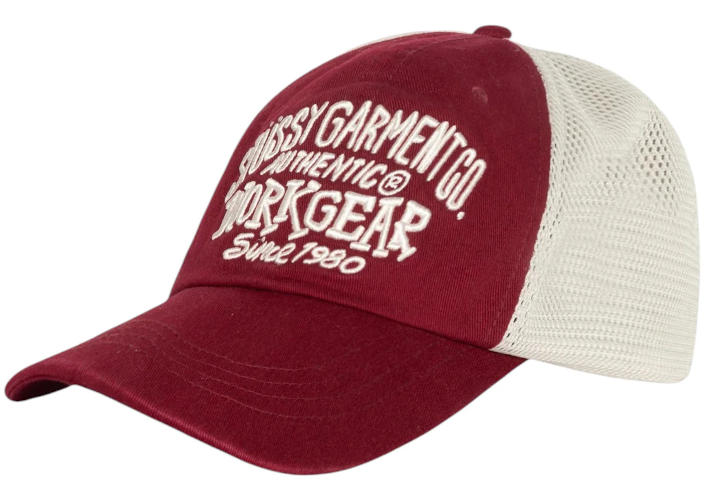 Stussy Low Profile Workgear Strapback Wine - 2