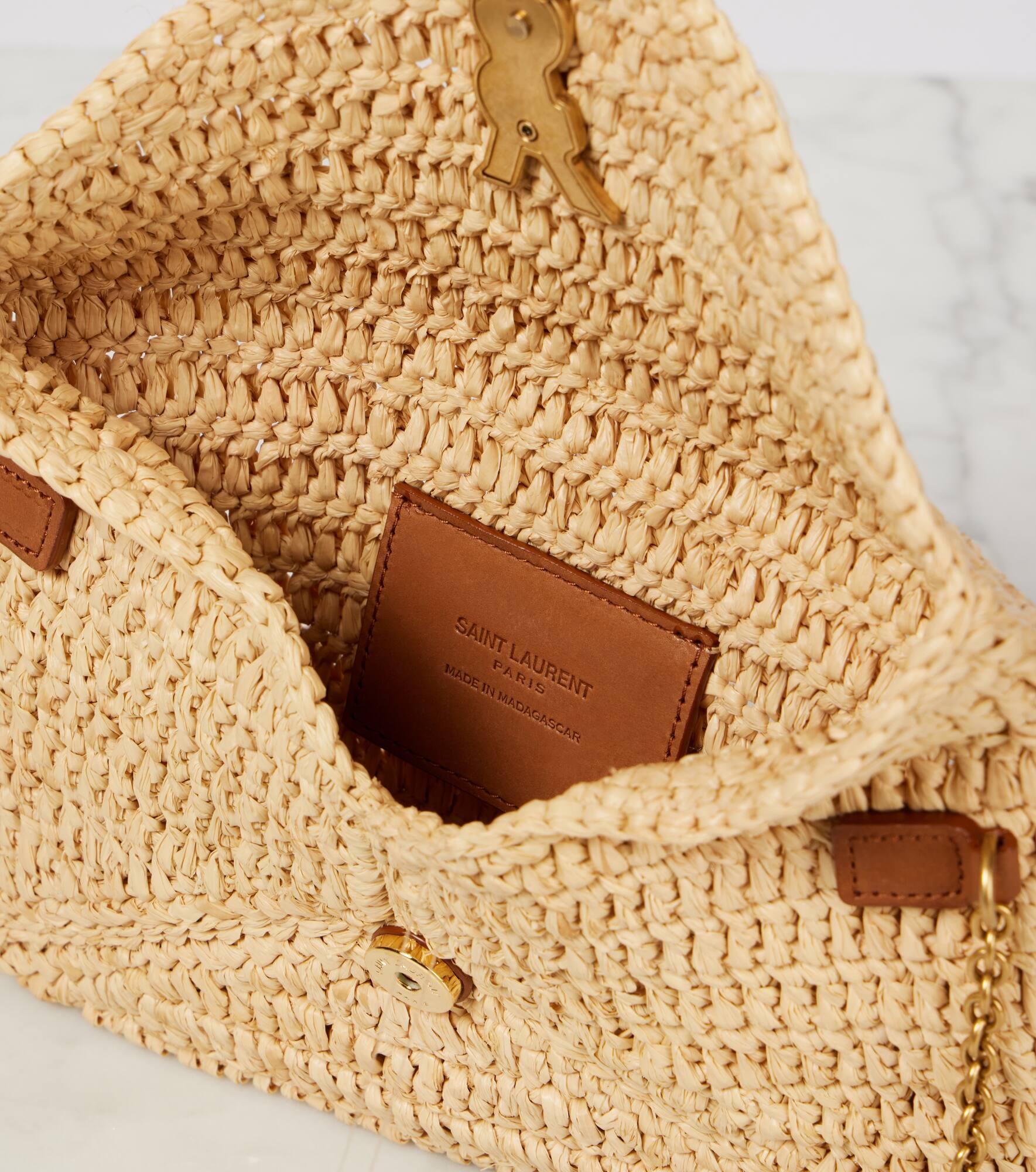 Cassandre Mini raffia shoulder bag - 3