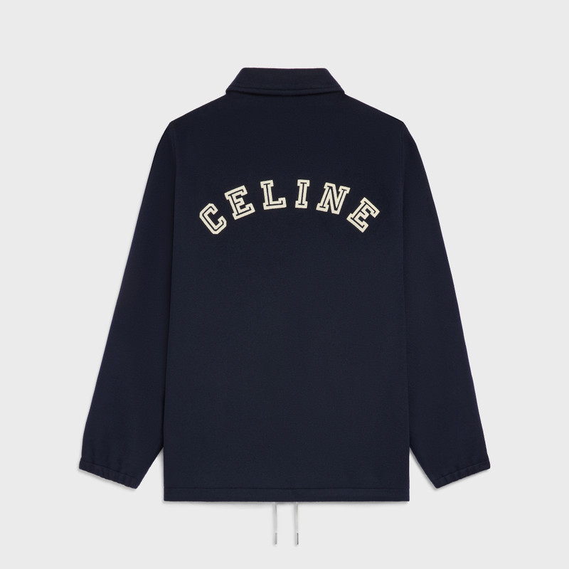 CELINE coach jacket in double-face wool outlook