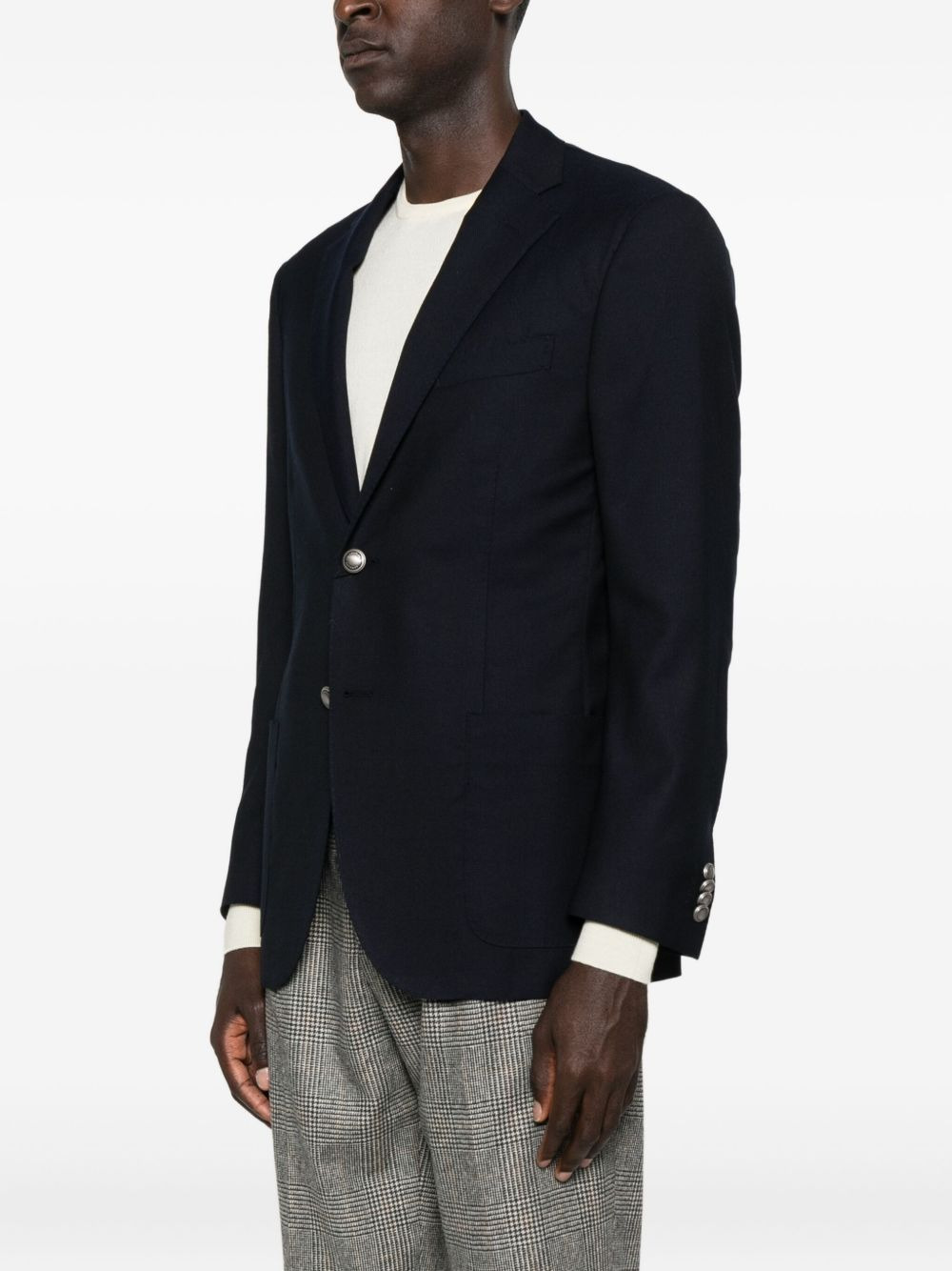 two-button patch-pocket blazer - 3