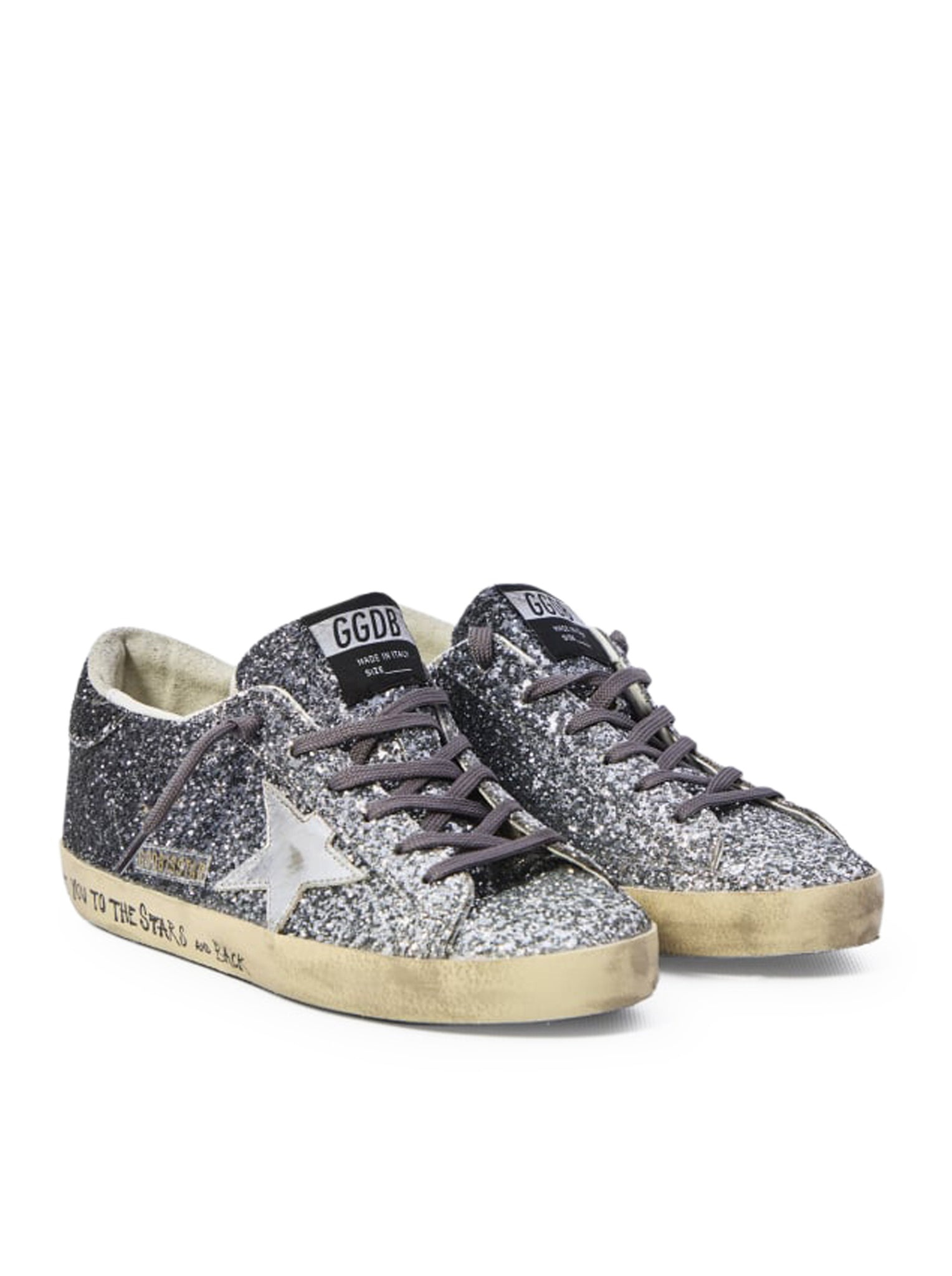 SUPER-STAR SNEAKERS WITH GLITTER - 2