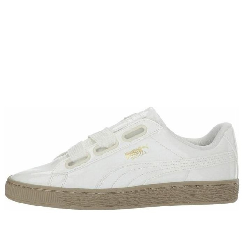 (WMNS) PUMA Basket Heart Marshmallow White 363073-06 - 1