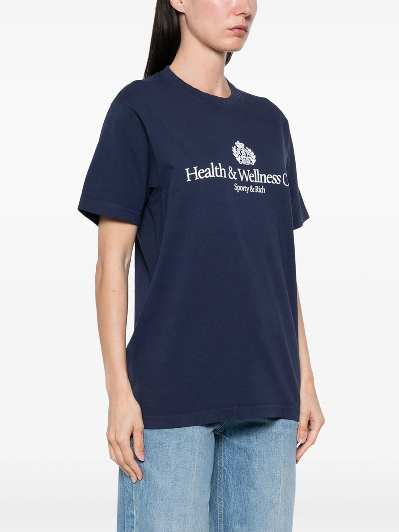 Sporty & Rich H&amp;W Crest T-shirt outlook