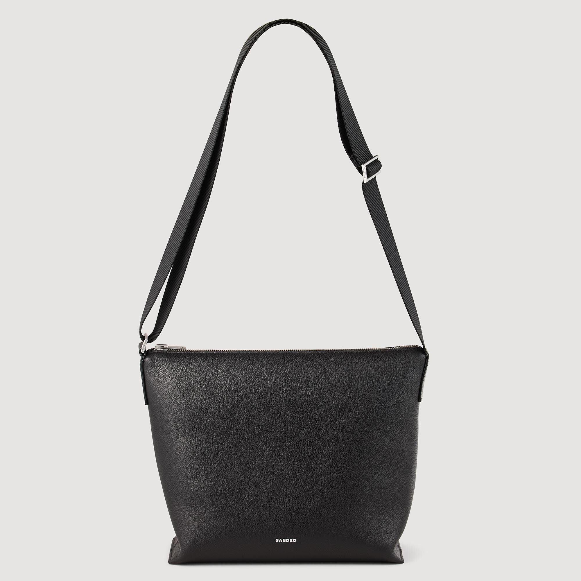 GRAINED LEATHER SATCHEL - 2