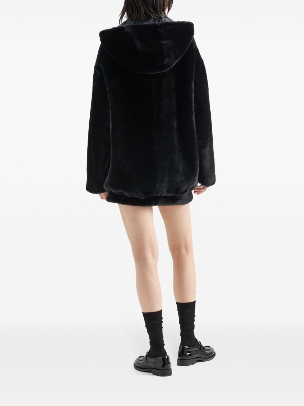 reversible shearling jacket - 3