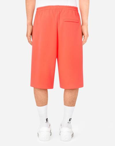 Dolce & Gabbana Jersey jogging shorts with DG logo outlook