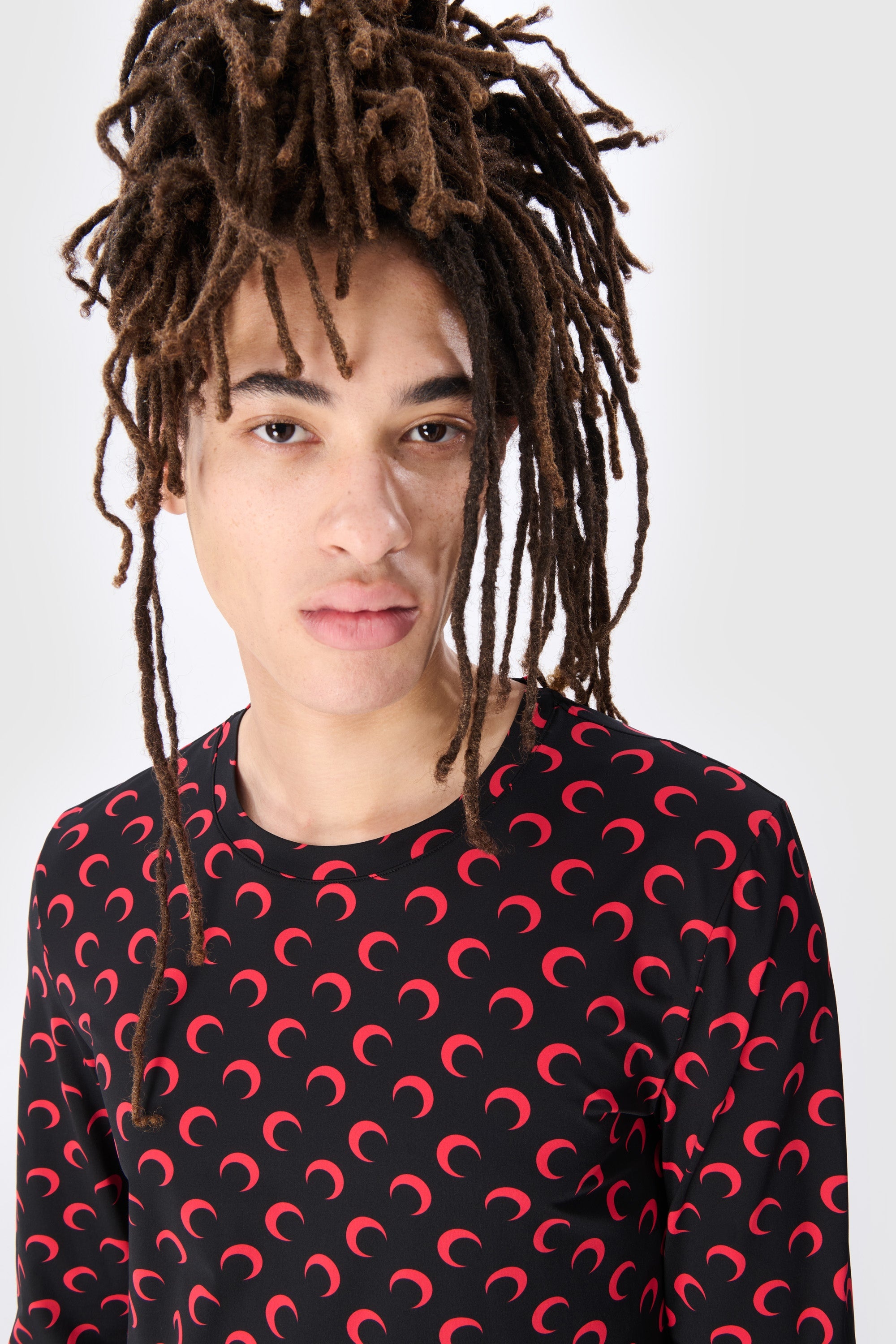 Moon Printed Jersey Second Skin Regular Top - 3