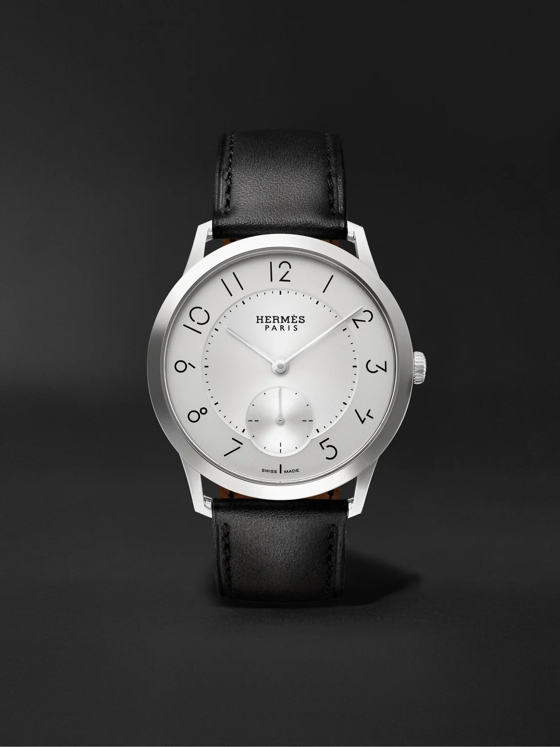 Slim d'Hermès Acier Automatic Stainless Steel Watch, Ref. 052839WW00 - 1