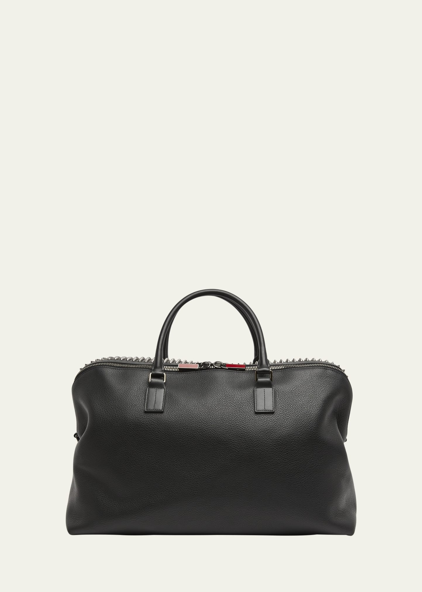 Men's Funky Leather Empire Spikes Weekender Bag - 1