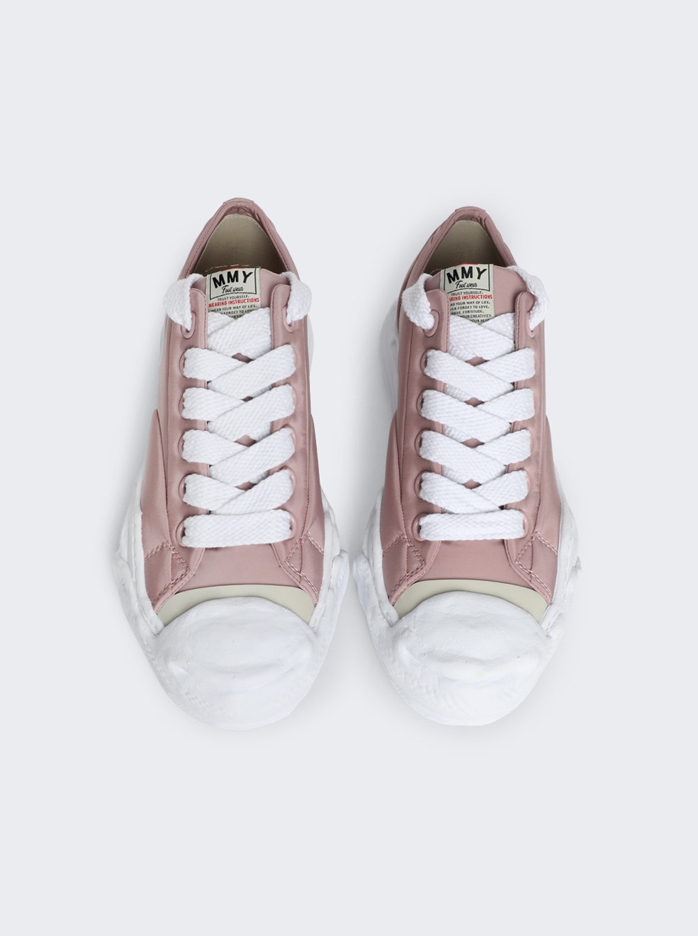 Hank Nylon Puffer Low-Top Sneakers Pink - 4