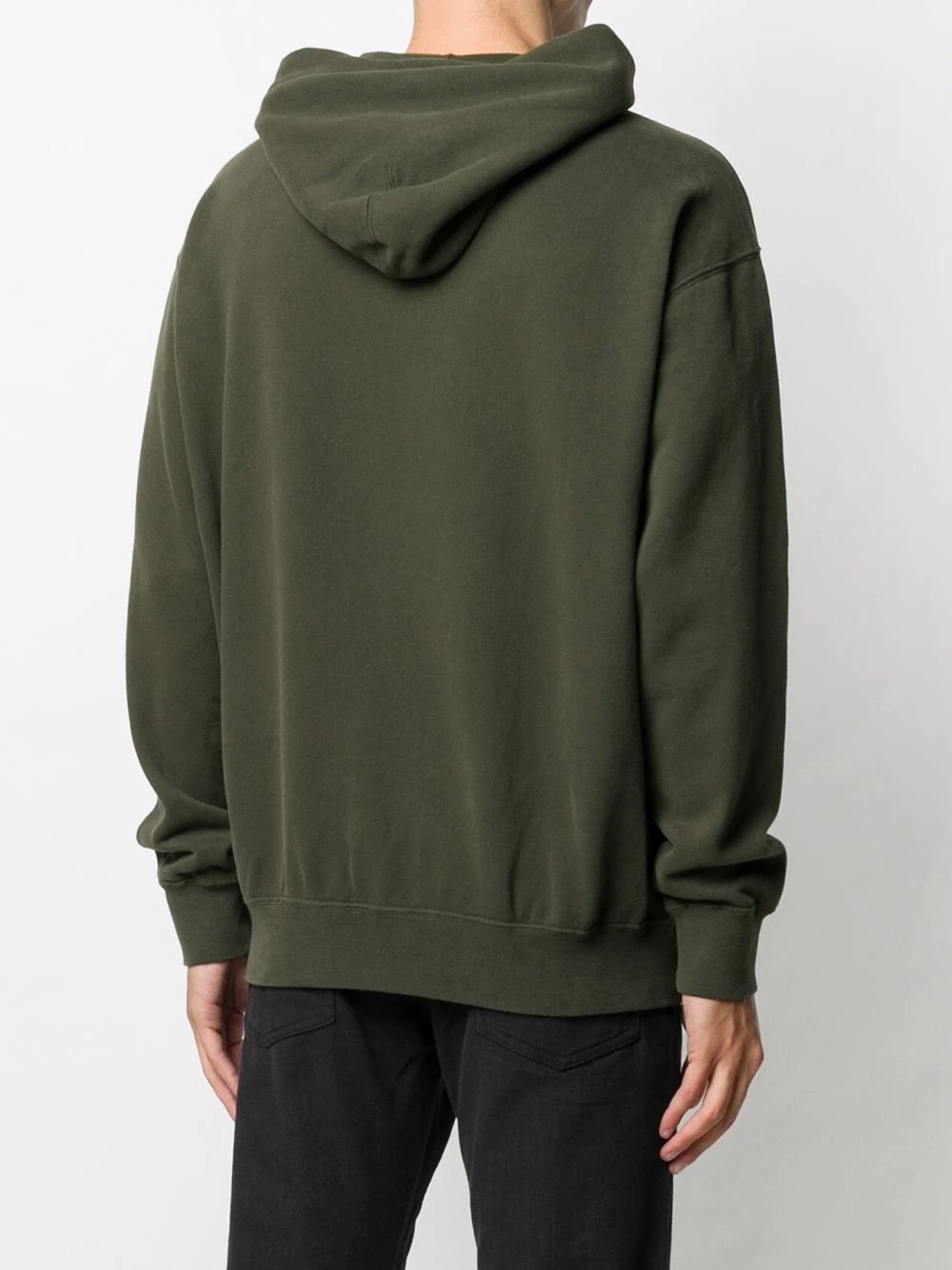 logo patch hooded sweater  - 4