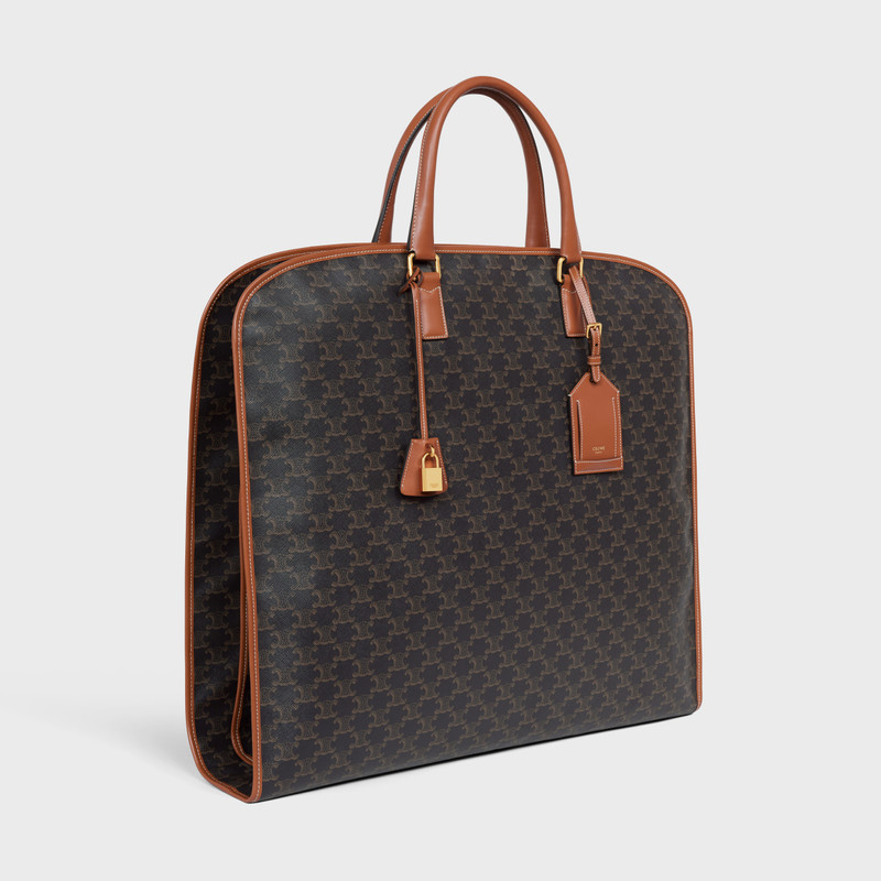 CELINE Garment Bag in Triomphe Canvas and Calfskin outlook