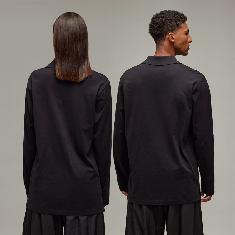 Y-3 그래픽 로고 긴 소매 티 4