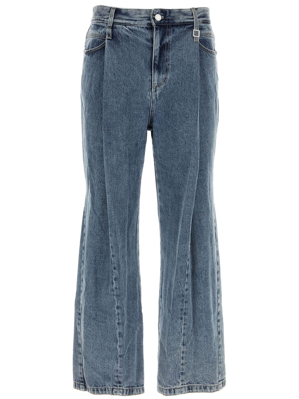 pleat-detailing jeans - 1