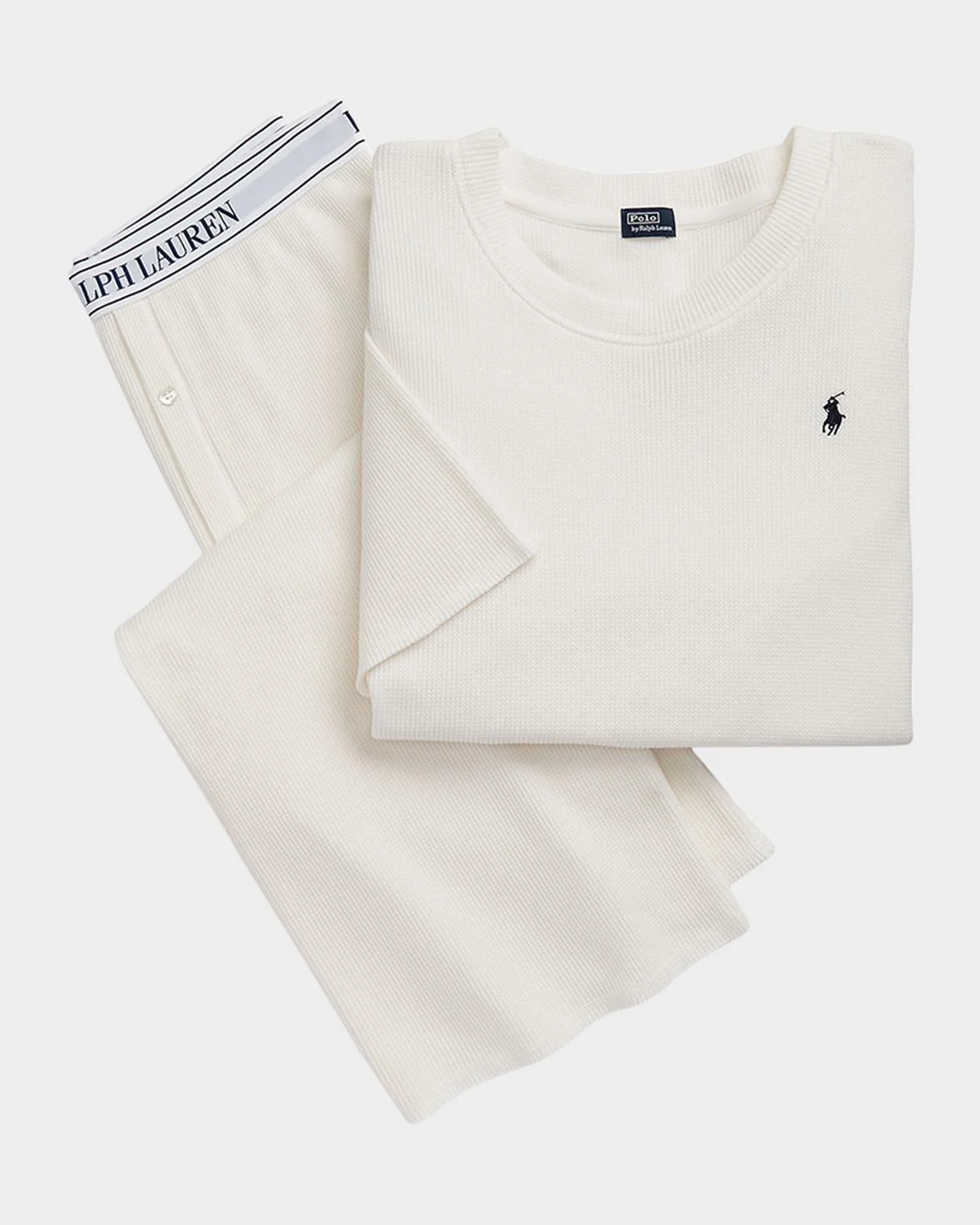 Short-Sleeve Top Straight-Leg Pant Set - 1
