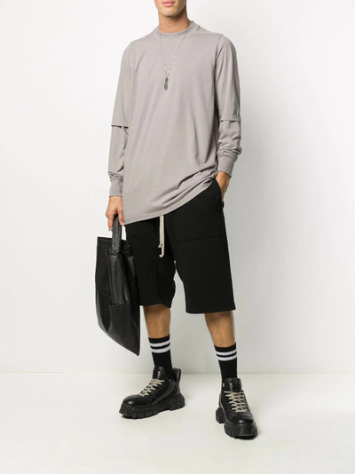 Rick Owens DRKSHDW drawstring track shorts outlook